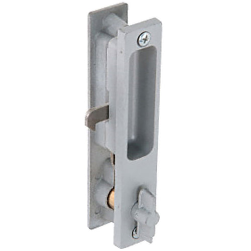 Keyed Handle Set Sliding Patio Door Flush Mount Unique Hook Left Hand Aluminum - Keyed Handle Set Sliding Patio Door Flush Mount Unique Hook Left Hand Aluminum