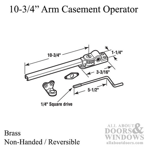 Wood Casement Window 10-3/4