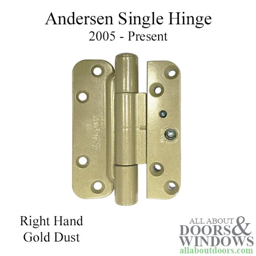 Andersen Single Hinge, Left Hand (2005-Present) - Gold Dust - Andersen Single Hinge, Left Hand (2005-Present) - Gold Dust