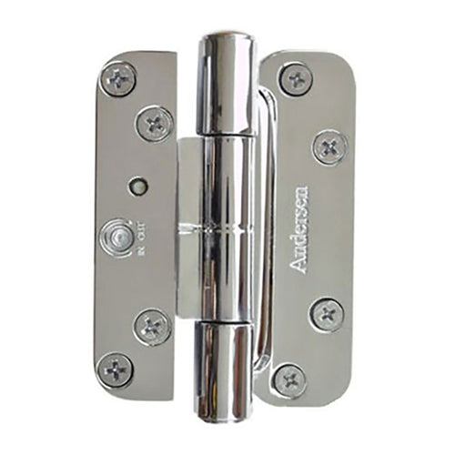 1 Hinge Kit, 2005-Present Andersen FWH Right Hand Door - Polished Chrome - 1 Hinge Kit, 2005-Present Andersen FWH Right Hand Door - Polished Chrome