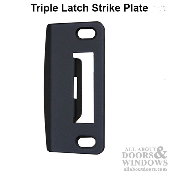 Multipoint Lock Strike Plate with Adjustable Tab – Oil Rubbed Bronze - Multipoint Lock Strike Plate with Adjustable Tab – Oil Rubbed Bronze