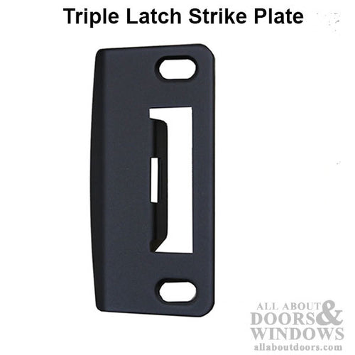 Multipoint Lock Strike Plate with Adjustable Tab – Oil Rubbed Bronze - Multipoint Lock Strike Plate with Adjustable Tab – Oil Rubbed Bronze