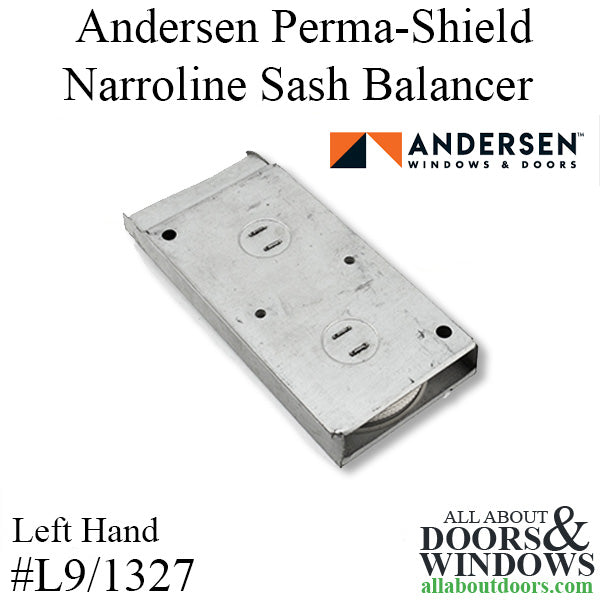 Andersen Narroline Double-Hung Window Sash Balancer - L9/1327 - Andersen Narroline Double-Hung Window Sash Balancer - L9/1327