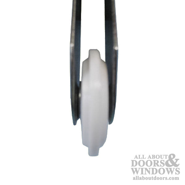 Mirror Closet Door Roller 1-3/4 Flat Nylon Wheel - Wardrobe Door - Mirror Closet Door Roller 1-3/4 Flat Nylon Wheel - Wardrobe Door