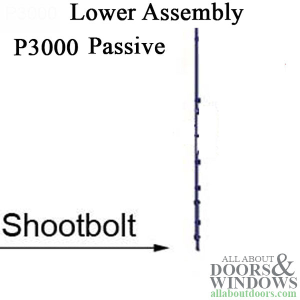 Amesbury P3000 Passive Lower Shootbolt Gear with Rhino Hook Receptacle - Amesbury P3000 Passive Lower Shootbolt Gear with Rhino Hook Receptacle