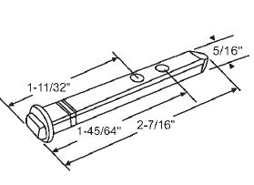 Pivot Bar, 2-7/16