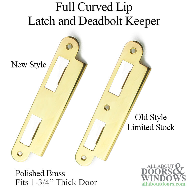 Latch & Deadbolt Strike Plate, 45mm, 1-3/4