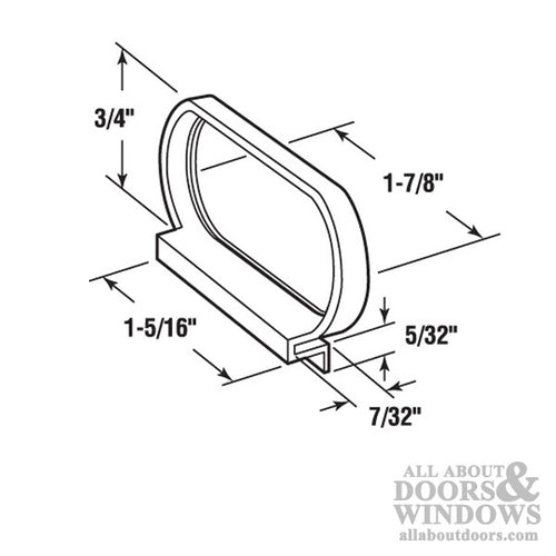 Window Screen Pull Tabs, Fits 5/16 Inch, 3/8 Inch and 7/16 i - Window Screen Pull Tabs, Fits 5/16 Inch, 3/8 Inch and 7/16 i