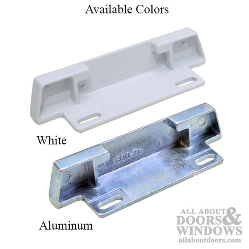 Replacement Strike for Surface Mount Patio Door Handle - Choose Color - Replacement Strike for Surface Mount Patio Door Handle - Choose Color