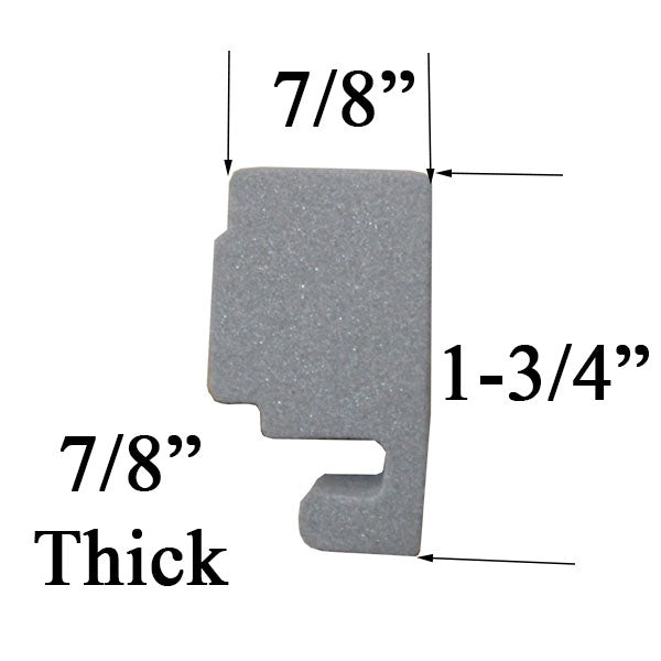 Foam Door Weather Seal - Gray - Foam Door Weather Seal - Gray