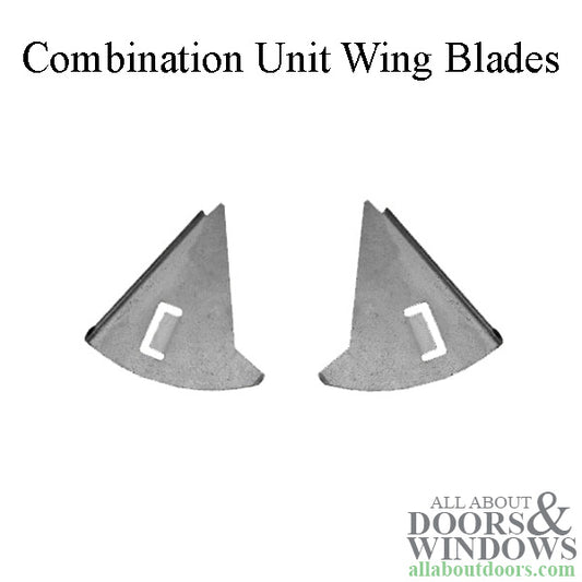 Combination Storm Window / Outer Frame Wing Blade Locks