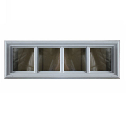 Therma Tru Door Lite Surround with Glass and Plastic Frame 4 Lite