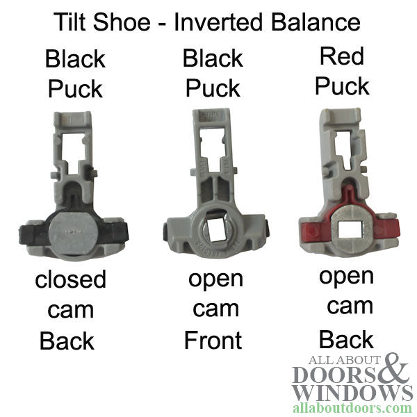 Tilt Shoe, T-Lock w/ Molded Spring, Open Cam - White - Tilt Shoe, T-Lock w/ Molded Spring, Open Cam - White