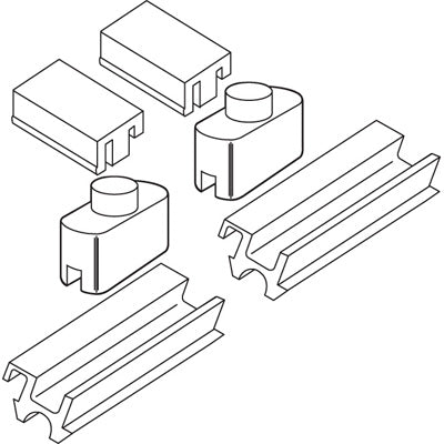 Repair Kit - Sliding Windows, Glides / Guides - Nylon - Repair Kit - Sliding Windows, Glides / Guides - Nylon