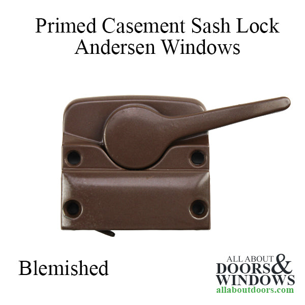 Blemished - Andersen Left Hand Primed Casement Sash Lock - Blemished - Andersen Left Hand Primed Casement Sash Lock