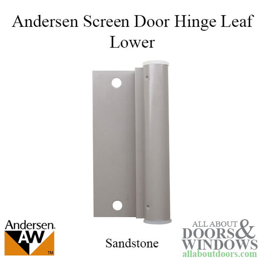 Hinge Leaf, Screen Door, Lower - Sandstone