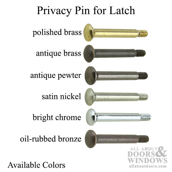 Privacy Pin for Latch - Choose Color - Privacy Pin for Latch - Choose Color