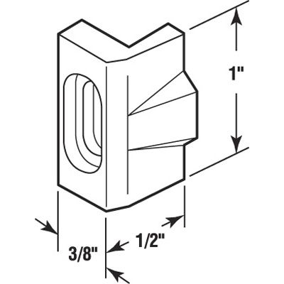 Guide Bumper - Sliding Windows, Glides / Guides - Nylon - Guide Bumper - Sliding Windows, Glides / Guides - Nylon