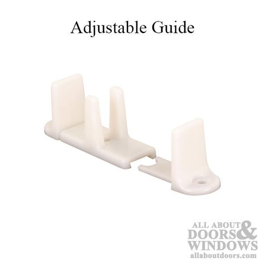 Adjustable Closet Door Nylon Bottom‑Mount Floor Guide