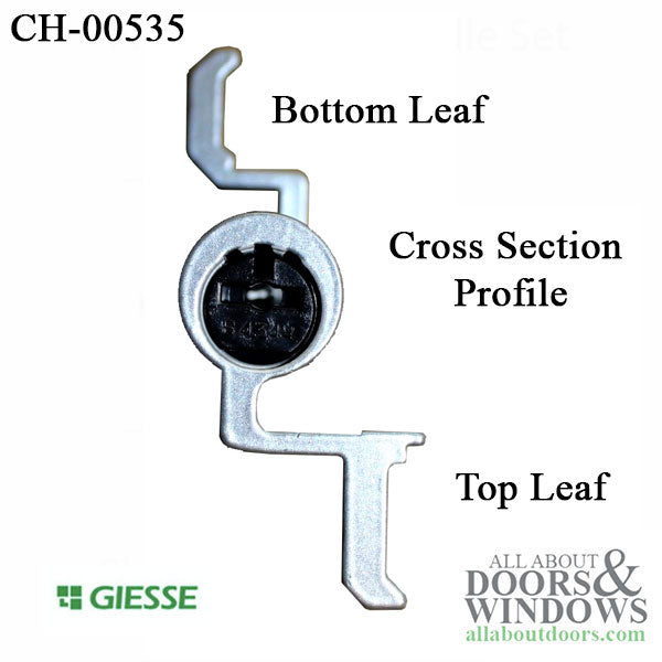 Giesse Terrace Door Flash Hinge XL clamp hinge C001 for Euro Groove - Giesse Terrace Door Flash Hinge XL clamp hinge C001 for Euro Groove