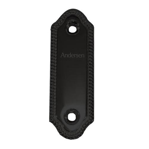 Andersen Frenchwood Gliding Door - Cover/Logo Plate - Whitmore - Oil Rubbed Bronze - Andersen Frenchwood Gliding Door - Cover/Logo Plate - Whitmore - Oil Rubbed Bronze