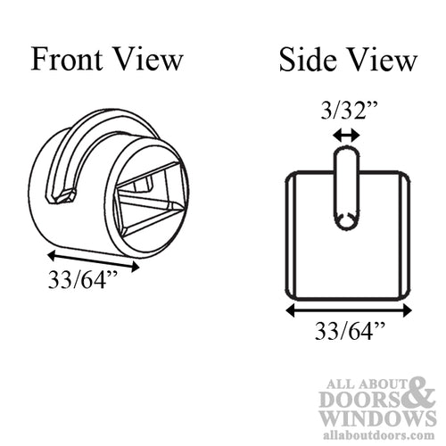 Locking Collar - Blue - Ridge Width: 3/32 inch - Locking Collar - Blue - Ridge Width: 3/32 inch