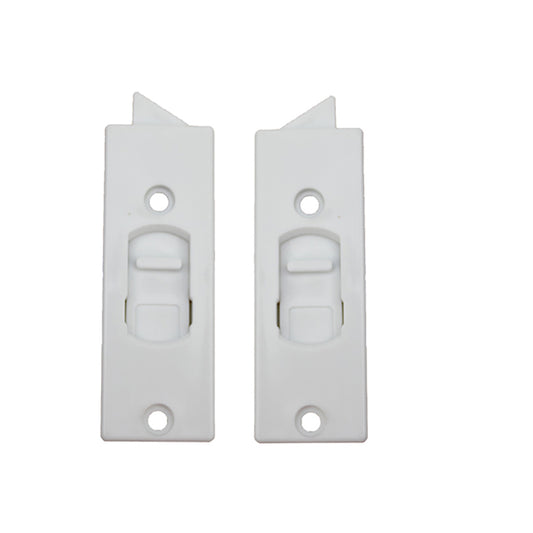 Tilt Latch - Vinyl Window Tilt Latch Hardware, Vinyl - White - Pair