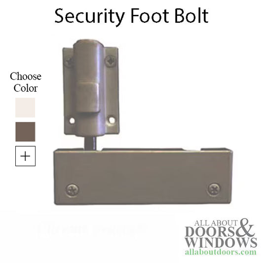 Veranda Patio Door High Security Foot Bolt Lock