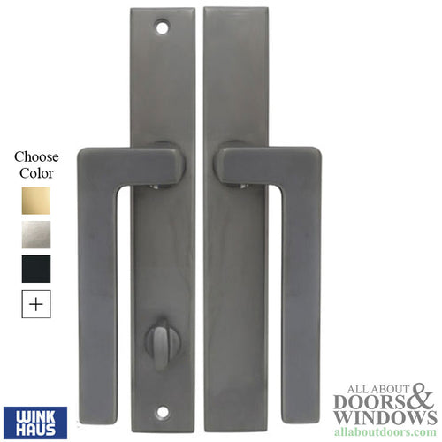 Miami Style Sliding Patio Door Handle Set Non Keyed with Thumb Turn Right Hand - Miami Style Sliding Patio Door Handle Set Non Keyed with Thumb Turn Right Hand