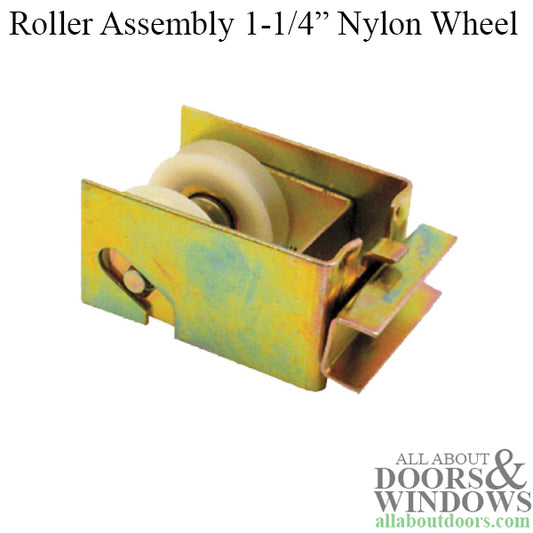 Sliding Door Tandem Roller Nylon Ball Bearing Sliding Door Dual Roller 1.25 Inch Nylon Wheel Roller
