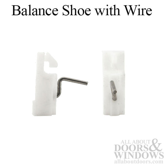 Channel Balance Shoe with Wire, 1/2" (.580) Leg