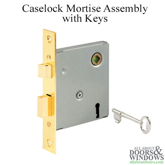 Caselock-Mortise Assembly w/Keys