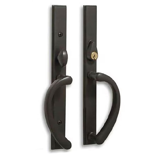 Amesbury Truth Expression Sliding Door Handle Keyed Entry Square Handlset
