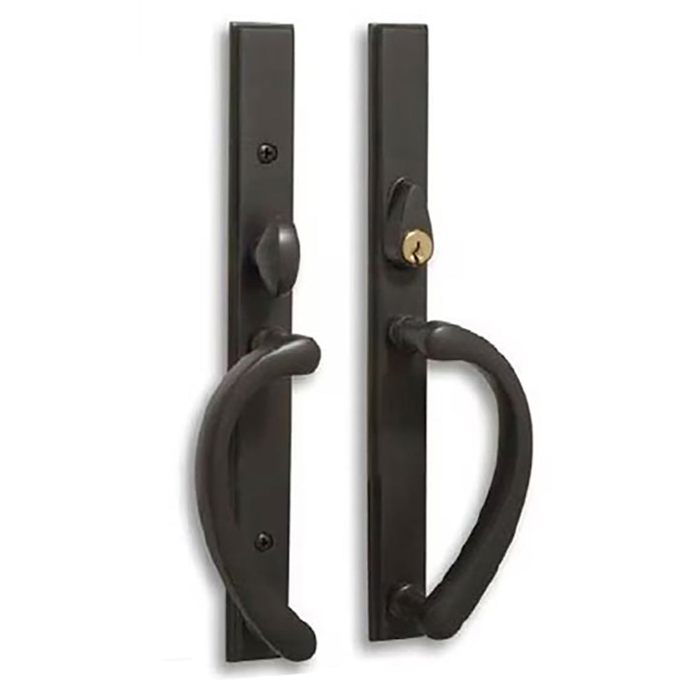 Amesbury Truth Expression Sliding Door Handle Keyed Entry Square Handlset - Amesbury Truth Expression Sliding Door Handle Keyed Entry Square Handlset
