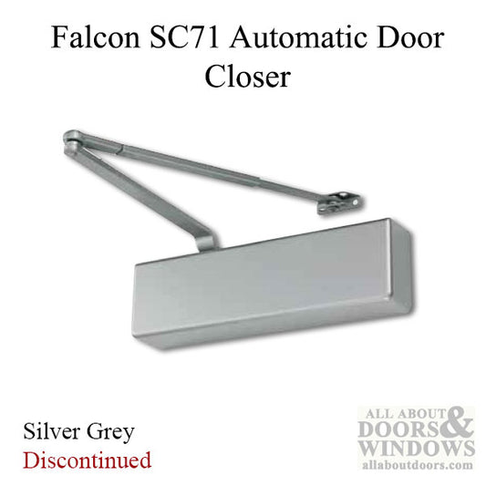 Falcon SC71 Automatic Door Closer - Silver Grey