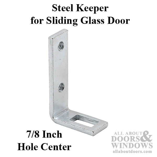 Steel Sliding Patio Door Keeper with 7/8