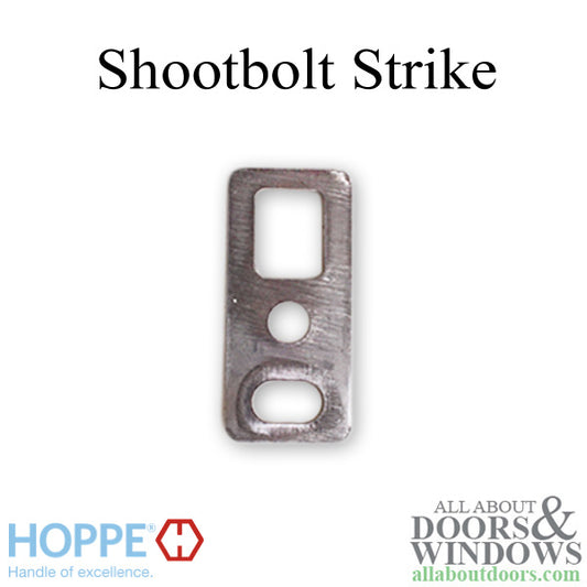 HOPPE Strike Plate Shootbolt Stainless Steel