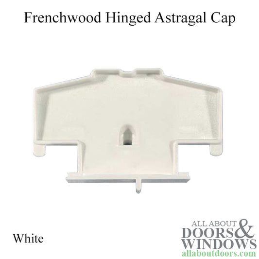 Frenchwood Hinged Door Sill / Astragal Cap - White