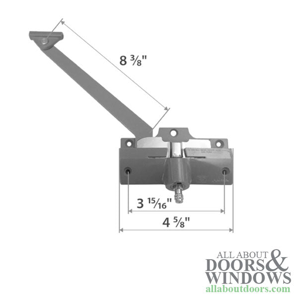 Andersen Window Straight Arm Operator Left 8-3/8 Inch Stone CN Series - Andersen Window Straight Arm Operator Left 8-3/8 Inch Stone CN Series