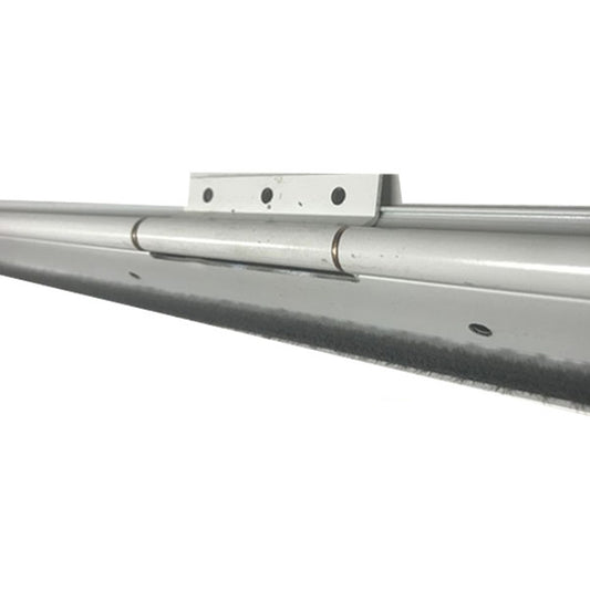 Larson 4-Hinge Side Rail with Weatherstrip 81.5" White