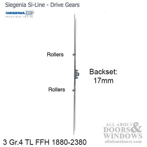 Siegenia Lift and Slide 17mm Patio Door Hardware - Siegenia Lift and Slide 17mm Patio Door Hardware