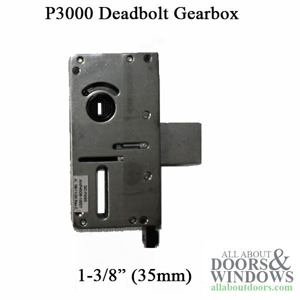 P3000 Replacement deadbolt  Gearbox / Lock Case 35/92 - P3000 Replacement deadbolt  Gearbox / Lock Case 35/92