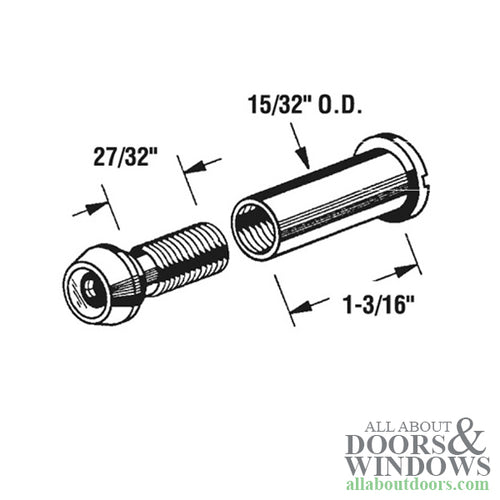 Door Viewer - 160å¡ Degree - Glass Lens - Brushed/Satin Chrome - Door Viewer - 160å¡ Degree - Glass Lens - Brushed/Satin Chrome