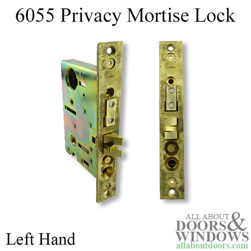 6055 Privacy Mortise Lock, Minus Faceplate - 6055 Privacy Mortise Lock, Minus Faceplate