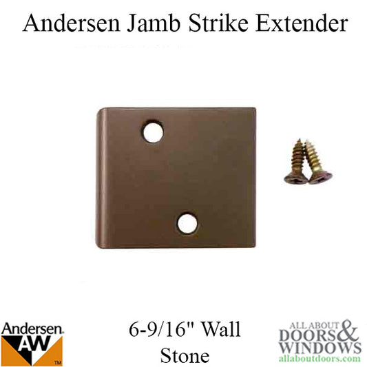 Andersen Jamb Strike Extender, 2-3/8" - Stone