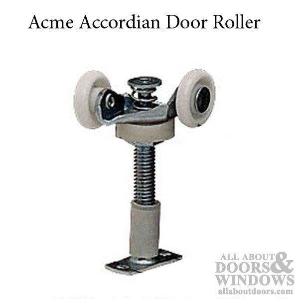 Accordion Door Hardware, 2 Roller, 7/8 nylon wheel - Acme 2611 - Accordion Door Hardware, 2 Roller, 7/8 nylon wheel - Acme 2611