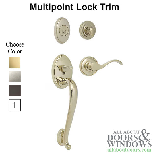 Winslow Active Keyed Multipoint Lock Trim Wave Lever Schlage 5 Pin Keyway