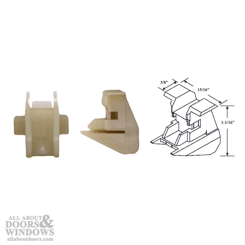 Channel Balance Bottom Shoe Bracket - Channel Balance Bottom Shoe Bracket