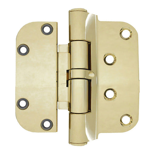 Hoppe F77-R, 2009 Adjustable Set Hinge, RHI/LHO- Resista Brass - Hoppe F77-R, 2009 Adjustable Set Hinge, RHI/LHO- Resista Brass