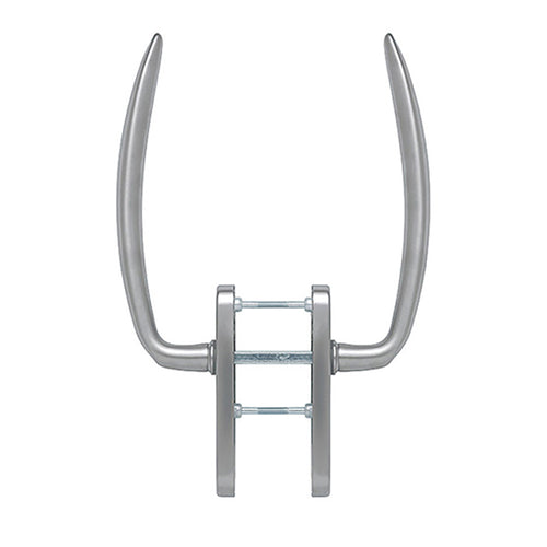 Atlanta Handle Set for Active Lift and Slide Door System, Keyed One Side, Resista Satin Nickel - Atlanta Handle Set for Active Lift and Slide Door System, Keyed One Side, Resista Satin Nickel